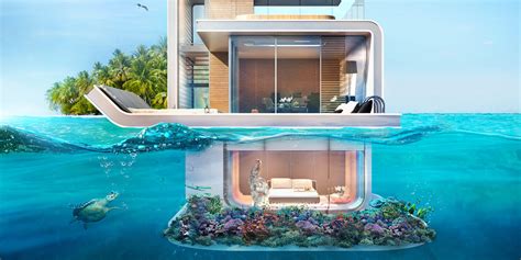 dubais floating seahorse homes  partially submerged  totally futuristic huffpost