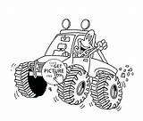 Coloring Pages Truck Mud Monster Digger Big Rig Transportation Water Grave Getcolorings Color Printable Avenger sketch template