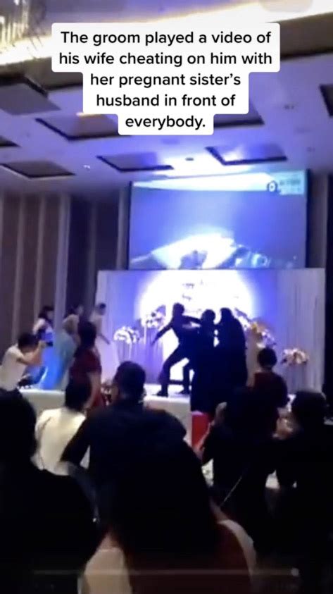 Shocking Video Shows Groom Expose Brides Affair With Her Brother In