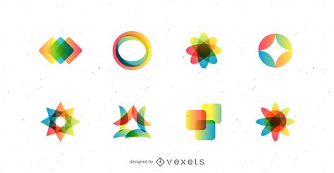 simple color logo vector vector