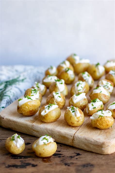 mini baked potatoes veggie desserts