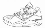 Coloring Nike Shoe Pages Shoes Template Sneaker Sneakers Jordan Zapatillas Google Lebron James Basketball Dibujo Search Zapatos Drawing Sheets Dibujos sketch template