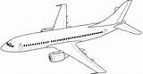 Airplane Coloring Pages Print Clip Boys Clipart sketch template