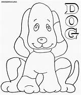 Coloring Pages Dog Biscuit Printable Kids Template Puppy sketch template