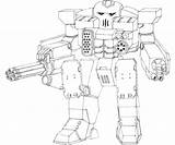 Mechwarrior Pages Coloring Atlas Battletech Views Template Weapon sketch template
