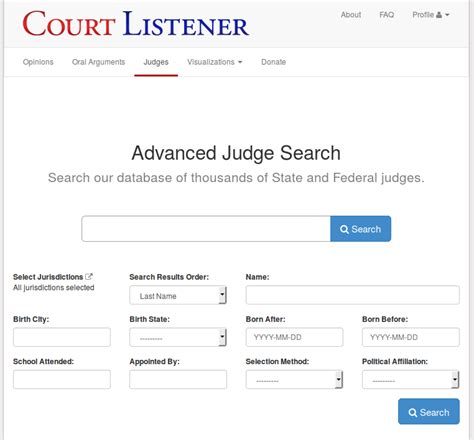 launching   version  courtlistenercom  law project