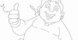 Kalia Pages Coloring Colouring Chota Bheem Kids sketch template