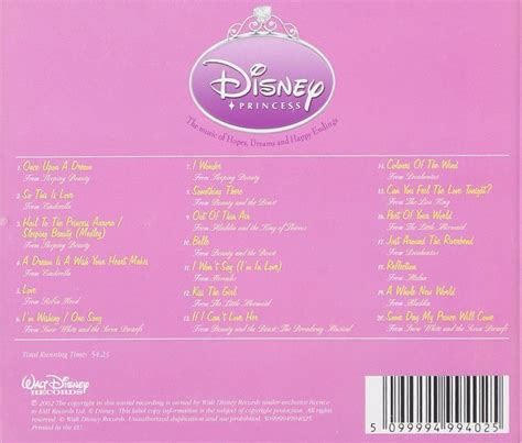 cesitli sanatcilar disney princess collection cd opusa