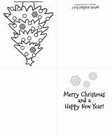 Christmas Card Cards Coloring Color Printable Tree Pages Print Greeting Kids Xmas Holiday Funny Template Own Merry Printcolorfun Colour Might sketch template