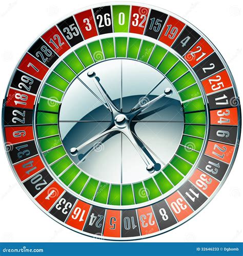 roue de roulette de casino avec des elements de chrome illustration de