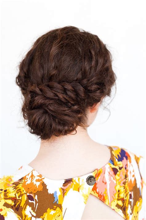 curly hair updo long hairstyle