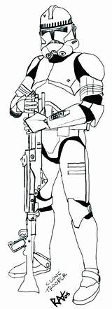 Clone Trooper Coloring Pages Phase Drawing Wars Star Drawings Color Getcolorings Getdrawings Paintingvalley sketch template