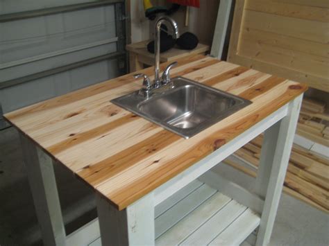 ana white  simple outdoor sink diy projects