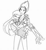 Winx sketch template