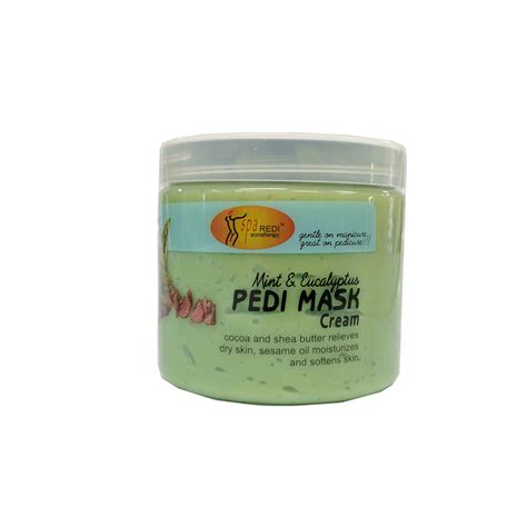 buy spa redi pedi mask cream mint eucalyptus oz nail supplies