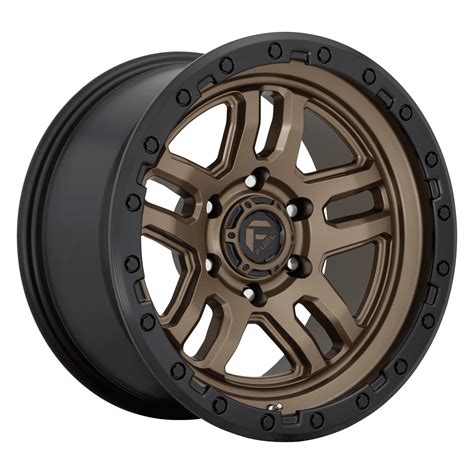wheel rims fuel   mm bronze black