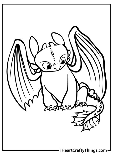 train  dragon characters coloring pages