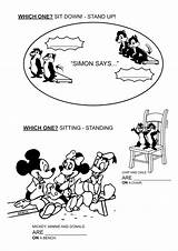 Stand Down Sit Standing Chair Para Colorear Sitting Bench Coloring Minnie Mickey Chip Dale Pages Originales Páginas sketch template