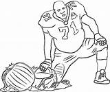 Rugby Coloring Pages Football Getdrawings Getcolorings sketch template