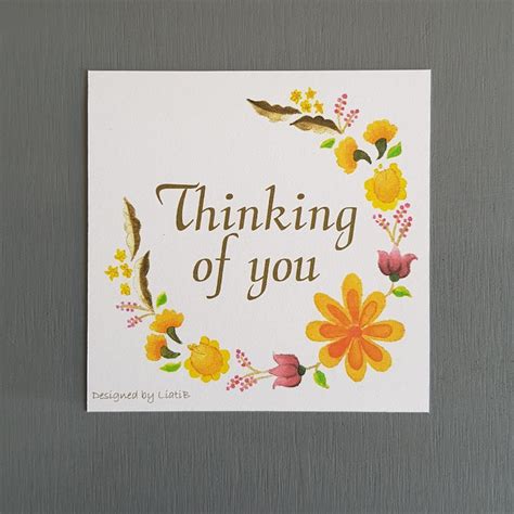 printable thinking   greeting card  colorful hungarian flowers