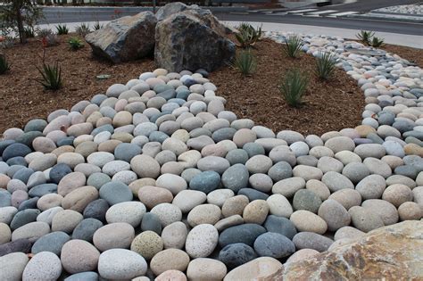 mixed mexican beach pebbles  stone solutions