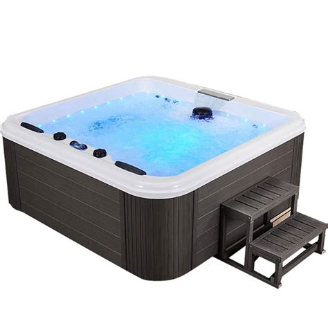 Cheap Chinese Freestanding Whirlpool 5 Persons Lazy Spas
