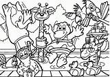 Coloring Pages Animal Cool Animals Zoo Comments sketch template