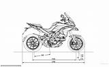 Multistrada Ducati sketch template