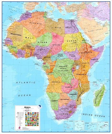 kontinentkarte afrika  commee landkarten