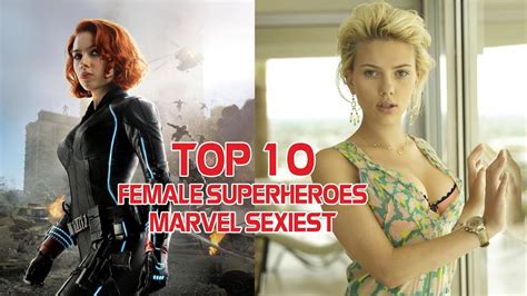 top 10 female superheroes marvel sexiest then and now hot