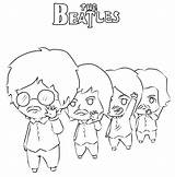 Beatles Colorir Submarine Tudodesenhos Banda sketch template