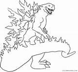 Coloring4free Godzilla Coloring Pages Print sketch template