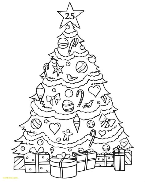 christmas tree drawing pic  paintingvalleycom explore collection