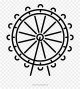 Wheel Fortune Coloring Ferris Icon sketch template