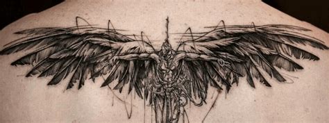 Strength And Power 55 Fallen Angel Tattoos To Lift Your Spirits Inkmatch
