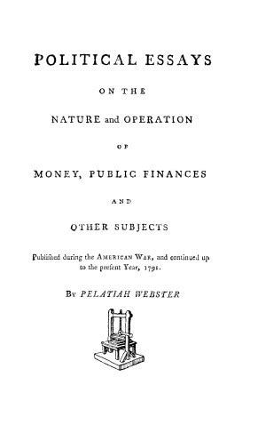 political essays   nature  operation  money  library