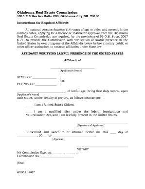 immigration affidavit letter sample  template