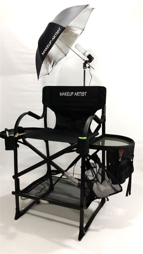 tuscany pro tall portable makeup chair wt lighting system