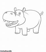 Coloring Hippo Posters Tutorial Name Buy Online sketch template