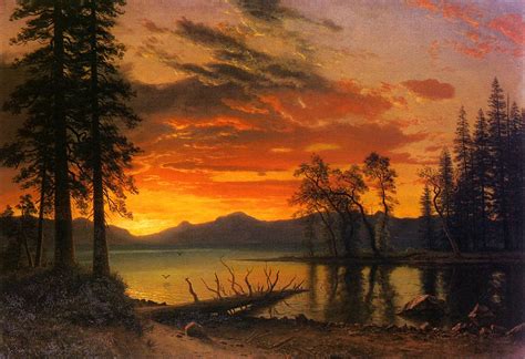beautiful paintings   american west  albert bierstadt