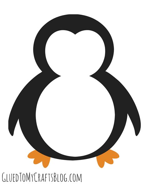 penguin template  printable  printable templates