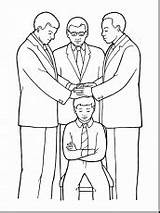 Lds Coloring Confirmation Pages Boy Primary Confirmed Drawing Missionary Priesthood Being Symbols Clipart Young Holy Laying Hands Jesus Little Book sketch template