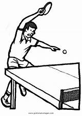 Tischtennis Malvorlage Sportarten Verschiedene Ausmalen Gratismalvorlagen sketch template