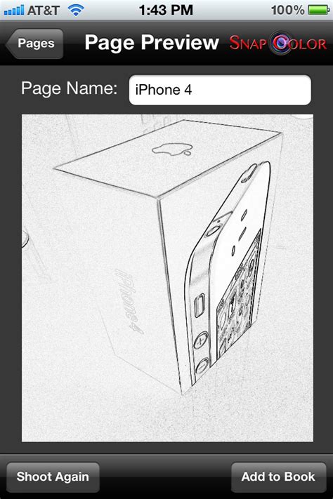 product illustration iphone box coloring book app school trip