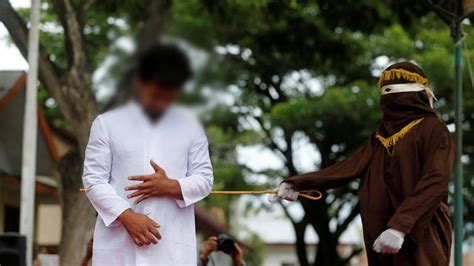 in photos indonesian men caned for gay sex in aceh world news photos hindustan times