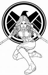 Agent Coloring Marvel Pages Jamiefayx Deviantart Avengers Morse Superhero Drawings Draw Color Cute Favourites Add Choose Board sketch template