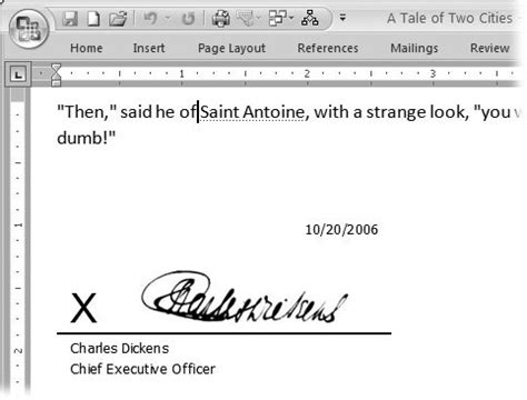 section   digital signatures word   missing manual