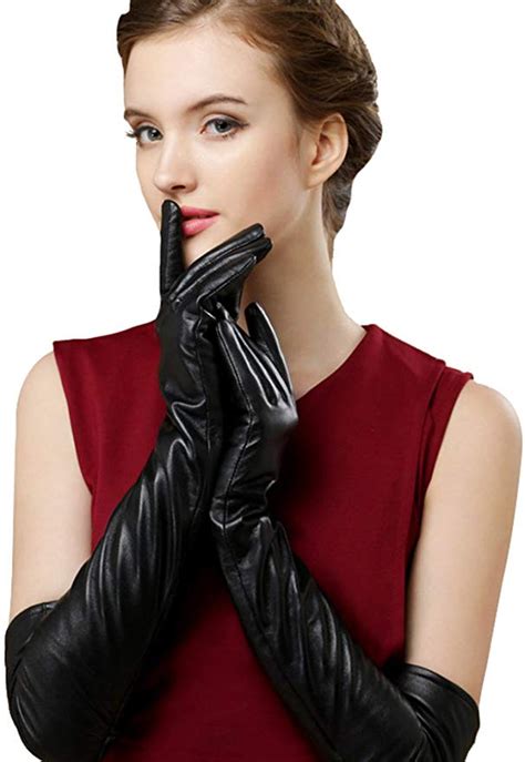Pu Leather Gloves Leather Gloves Elegant Gloves Gloves