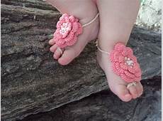 Baby Barefoot Sandals/ Crochet baby sandals Baby by TheBabemuse
