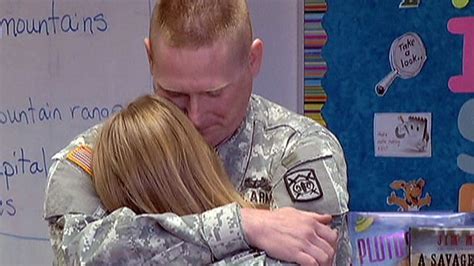 soldier dad surprises daughter at school latest news videos fox news